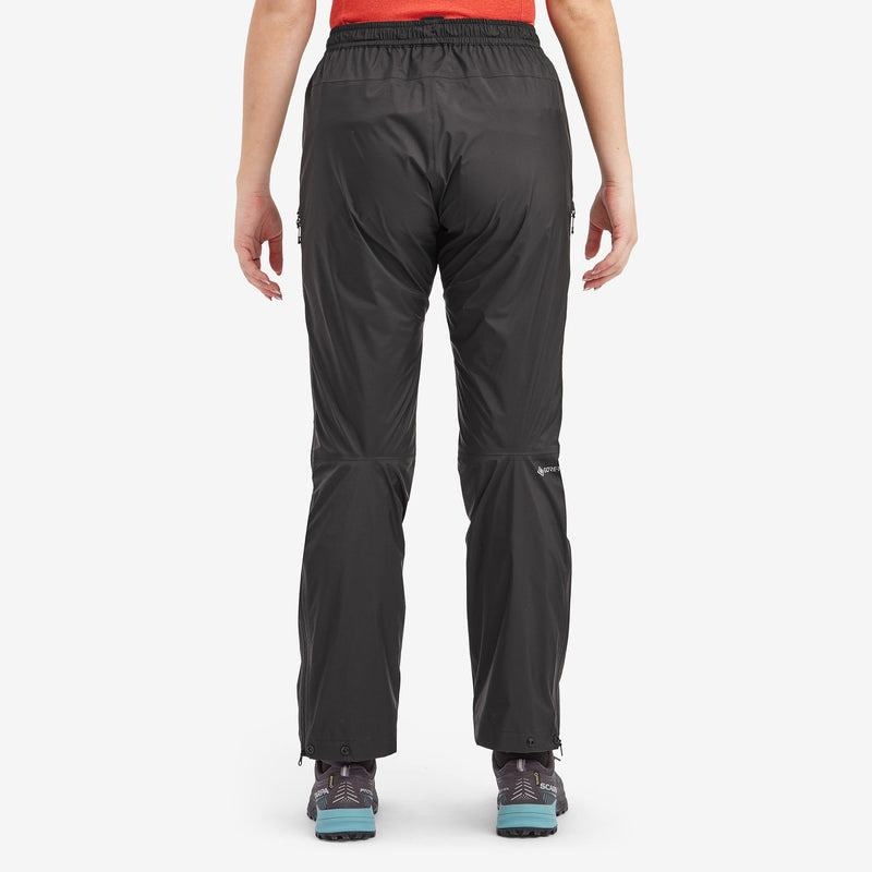 Montane Spirit Lite Impermeabili Pantaloni Donna Nere | OUD9738DQ