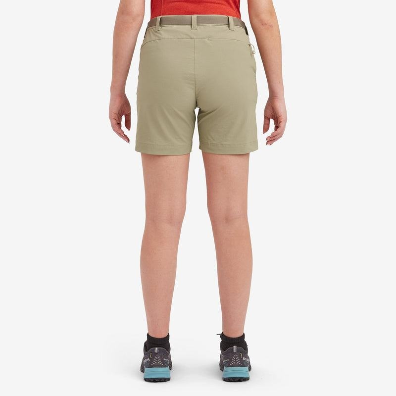 Montane Terra Stretch Lite Pantaloncini Donna Khaki | HZX1347DR