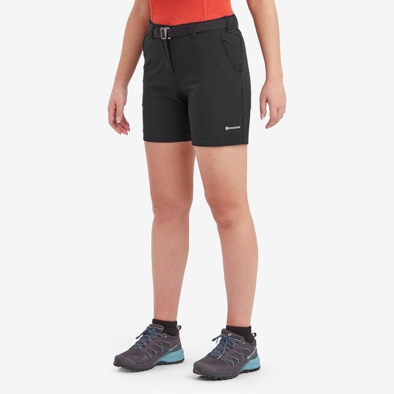 Montane Terra Stretch Lite Pantaloncini Donna Nere | NLS3017WW