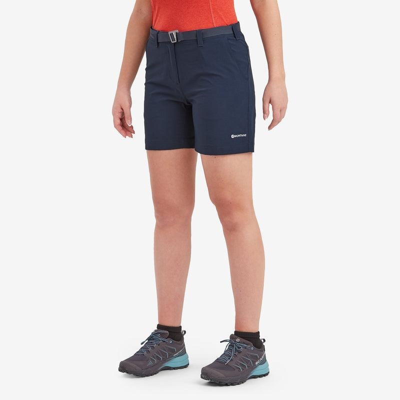 Montane Terra Stretch Lite Pantaloncini Donna Blu Scuro | IDU6512AV