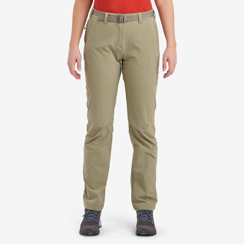 Montane Terra Stretch Lite Pantaloni Donna Khaki | KXQ8229WD