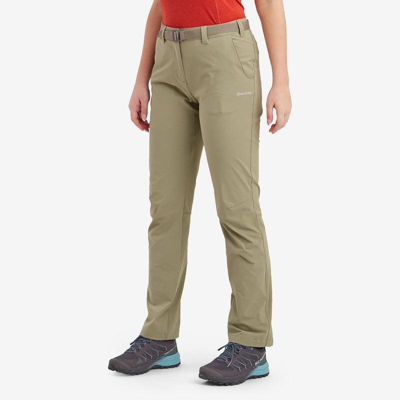 Montane Terra Stretch Lite Pantaloni Donna Khaki | KXQ8229WD