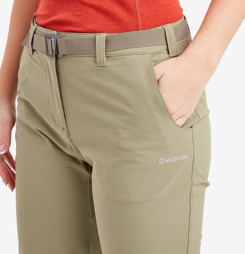 Montane Terra Stretch Lite Pantaloni Donna Khaki | KXQ8229WD