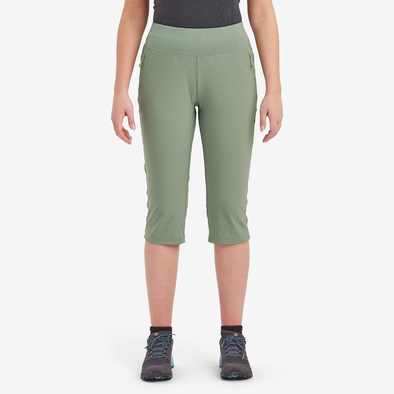 Montane Tucana Lite Stretch Capri 3/4 Leggings Donna Grigie Verdi | ZPI7279RB