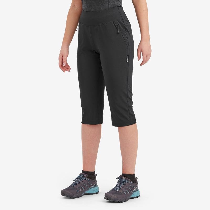 Montane Tucana Lite Stretch Capri 3/4 Leggings Donna Nere | XGM162DR