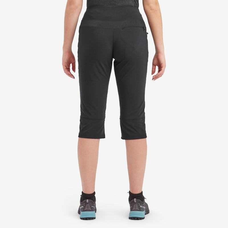 Montane Tucana Lite Stretch Capri 3/4 Leggings Donna Nere | XGM162DR