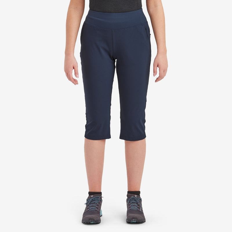 Montane Tucana Lite Stretch Capri 3/4 Leggings Donna Blu Scuro | WMP3183EK