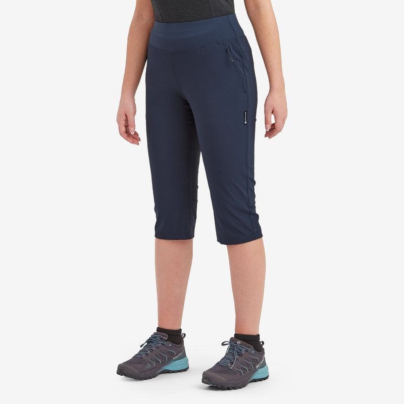 Montane Tucana Lite Stretch Capri 3/4 Leggings Donna Blu Scuro | WMP3183EK