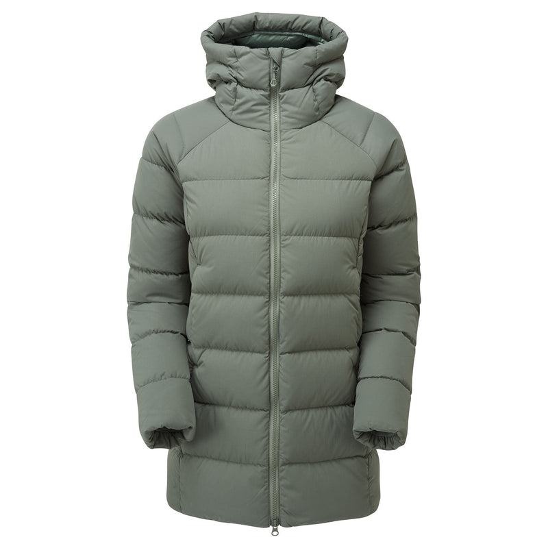 Montane Tundra Con Cappuccio Piumini Donna Grigie Verdi | DJZ470IG