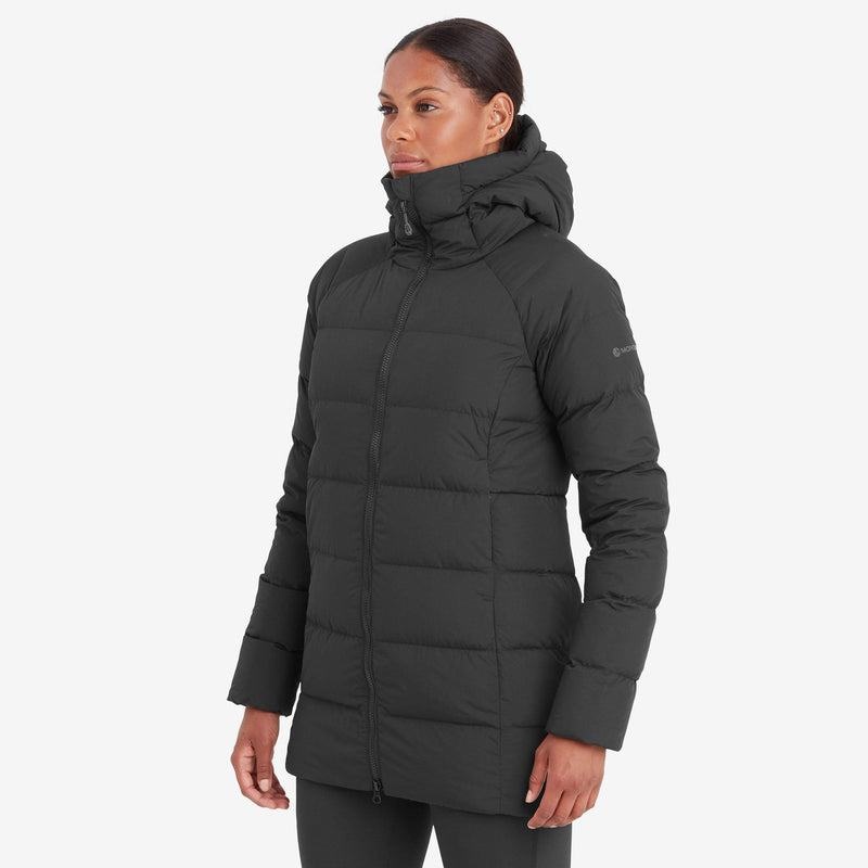 Montane Tundra Con Cappuccio Piumini Donna Nere | WRI4517SU