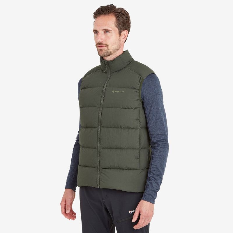 Montane Tundra Down Gilet Uomo Verdi Scuro | GCA7377YB