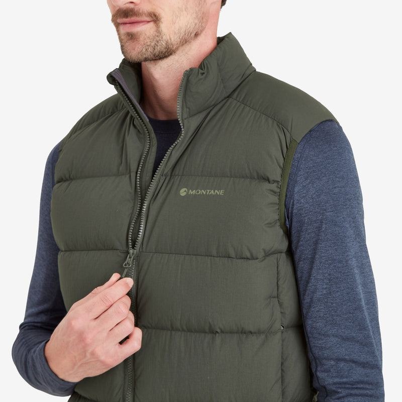 Montane Tundra Down Gilet Uomo Verdi Scuro | GCA7377YB