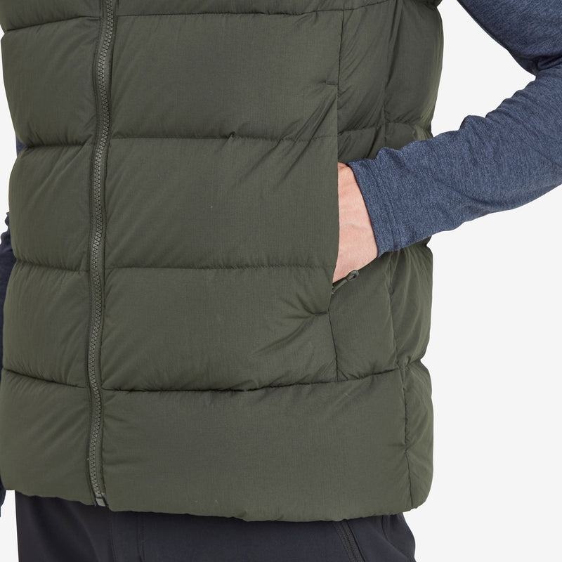 Montane Tundra Down Gilet Uomo Verdi Scuro | GCA7377YB